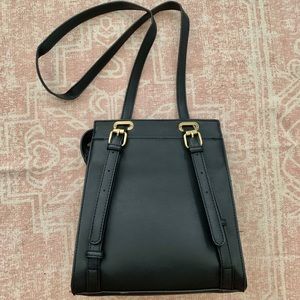 Black Convertible Crossbody and Backpack Purse